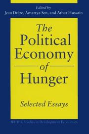 The political economy of hunger : selected essays