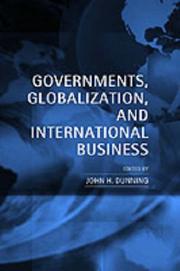 Governments, globalization, and international business