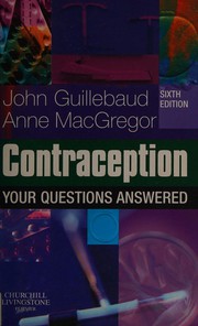 Contraception by John Guillebaud