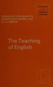 Cover of: The teaching of English: papers