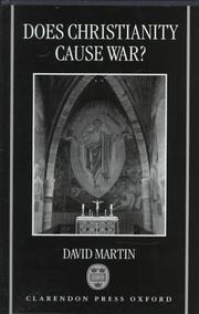 Cover of: Does Christianity cause war?
