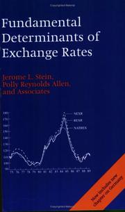 Cover of: Fundamental Determinants of Exchange Rates