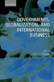 Governments globalization and international business