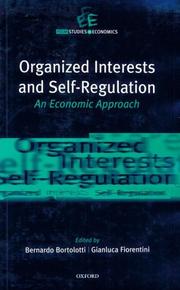 Organized interests and self-regulation : an economic approach