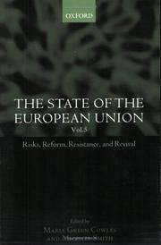 Cover of: The State of the European Union: Risks, Reform, Resistance, and Revival Volume 5