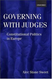 Cover of: Governing with Judges by Alec Stone-Sweet