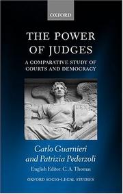 The power of judges : a comparative study of courts and democracy