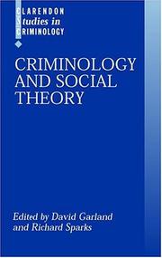 Criminology and social theory