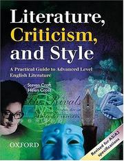 Literature, Criticism and Style by Steven Croft         