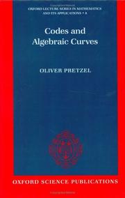 Codes and algebraic curves