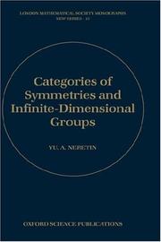 Categories of symmetries and infinite-dimensional groups