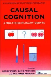 Cover of: Causal Cognition: A Multidisciplinary Approach (Symposium of the Fyssen Foundation)