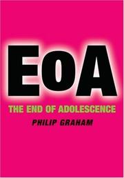 Cover of: The end of adolescence