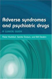 Adverse syndromes and psychiatric drugs : a clinical guide