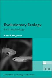 Cover of: Evolutionary Ecology: The Trinidadian Guppy (Oxford Series in Ecology and Evolution)