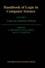 Logic and algebraic methods