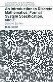 An introduction to discrete mathematics, formal system specification, and Z