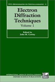Electron diffraction techniques. Vol.1