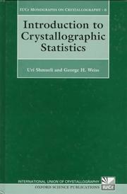 Introduction to crystallographic statistics