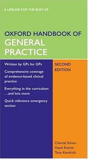 Cover of: Oxford handbook of general practice