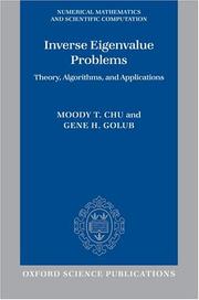 Inverse Eigenvalue problems : theory, algorithms, and applications