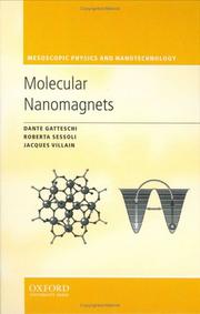 Molecular nanomagnets by D. Gatteschi