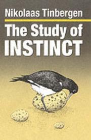 The study of instinct by Tinbergen, Niko
