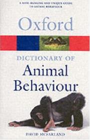 A dictionary of animal behaviour