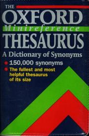 The Oxford minireference thesaurus