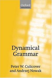 Cover of: Dynamical grammar: minimalism, acquisition, and change