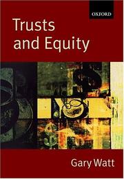 Trusts and equity by Gary Watt