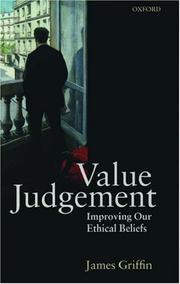 Cover of: Value Judgement by James Griffin