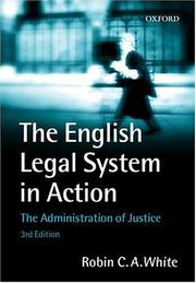 The English legal system in action : the administration of justice