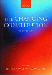 Cover of: The changing constitution