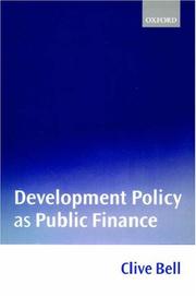 Development policy as public finance