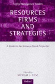 Resources, firms, and strategies : a reader in the resource-based perspective