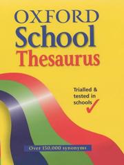 Cover of: Oxford School Thesaurus