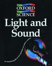 Cover of: Light and Sound (Young Oxford Library of Science)