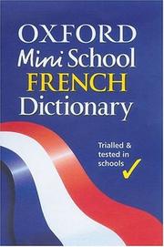 Oxford mini school French dictionary