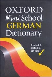 Oxford mini school German dictionary