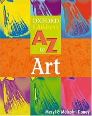 Cover of: The Oxford Children's A-Z of Art (Oxford Childrens A-Z)