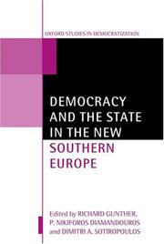 Democracy and the state in the new Southern Europe