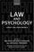 Cover of: Law and Psychology