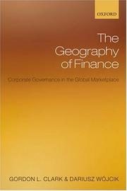 The geography of finance : corporate governance in the global marketplace