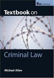 Textbook on criminal law