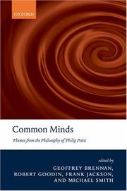 Common minds : themes from the philosophy of Philip Pettit