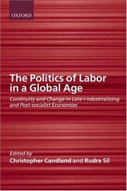 Cover of: The Politics of Labor in a Global Age by 