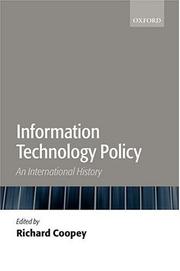 Information technology policy : an international history