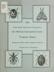 Cover of: Laboratory report: Otis Methods Development Center, Animal and Plant Health Inspection Service, United States Department of Agriculture, Otis air National Guard Base : October 1, 1988-September 30, 1989