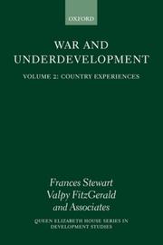 War and underdevelopment. Vol 2, Country experiences